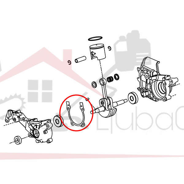 Crankcase gasket pn 3800  villager 16-20 china