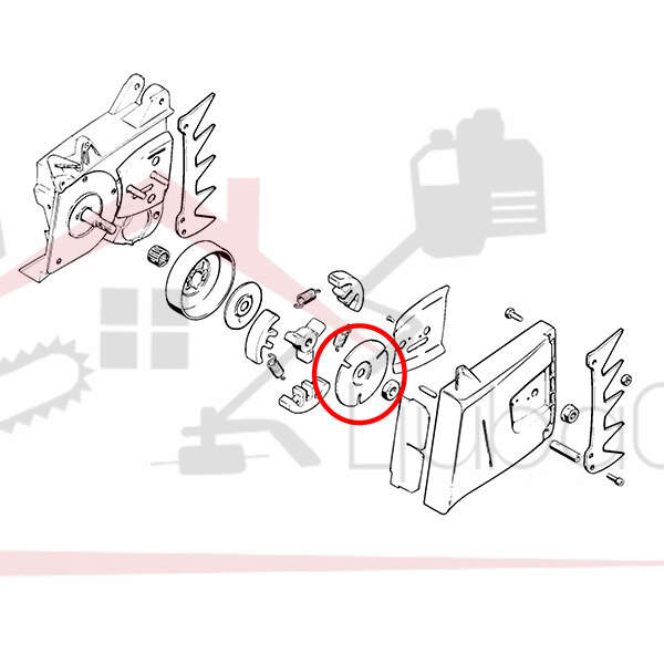 Clutch washer outer s 051 075