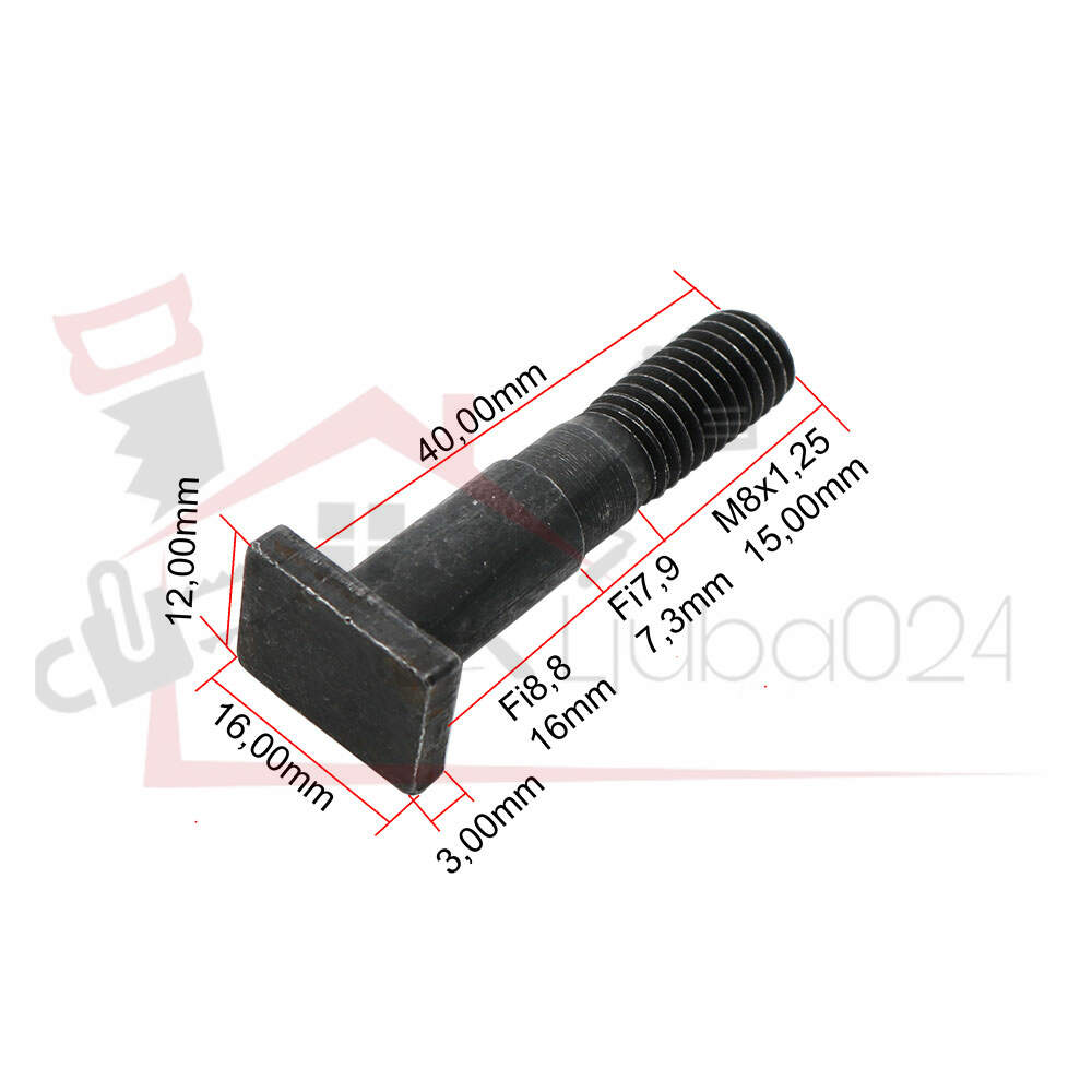 Bar stud h 340 345 350