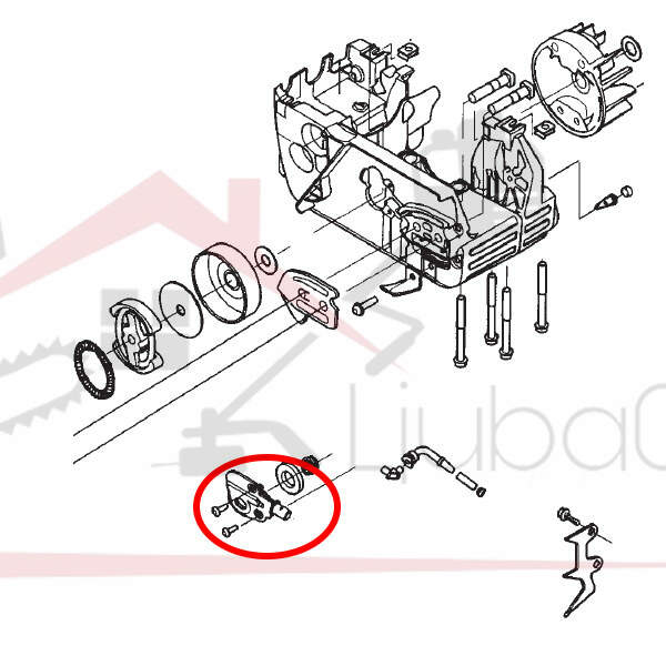 Oil pump plunger jonsered 2035 2137