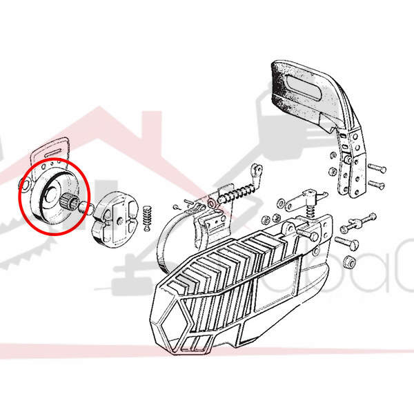 Lancanik ITAL 38505 Alpina Castor 41 45. H HUSQ 140 240 444 3,25" sa prstenom