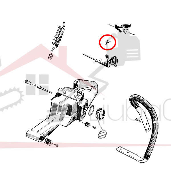 Throttle rod h 61