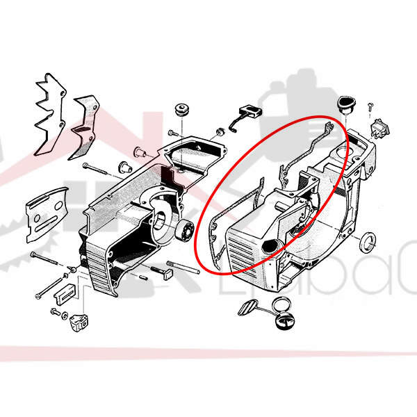 Crankcase gasket h 61 66 266