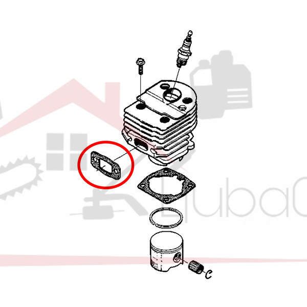 Dihtung auspuha h 50 51 55 al baseh