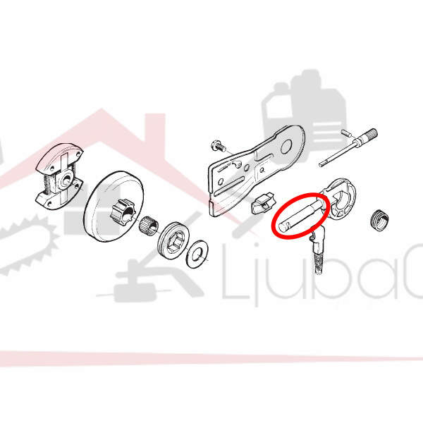 Oil pump plunger housing h 51 55