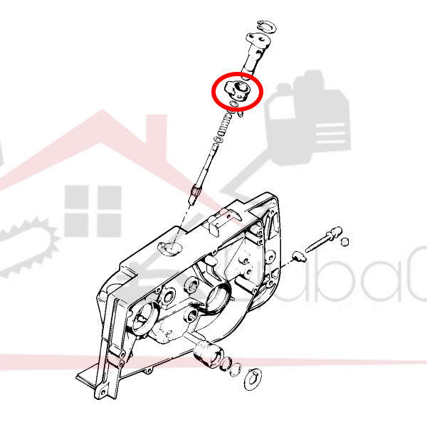 Rubber ring oil pump s 041