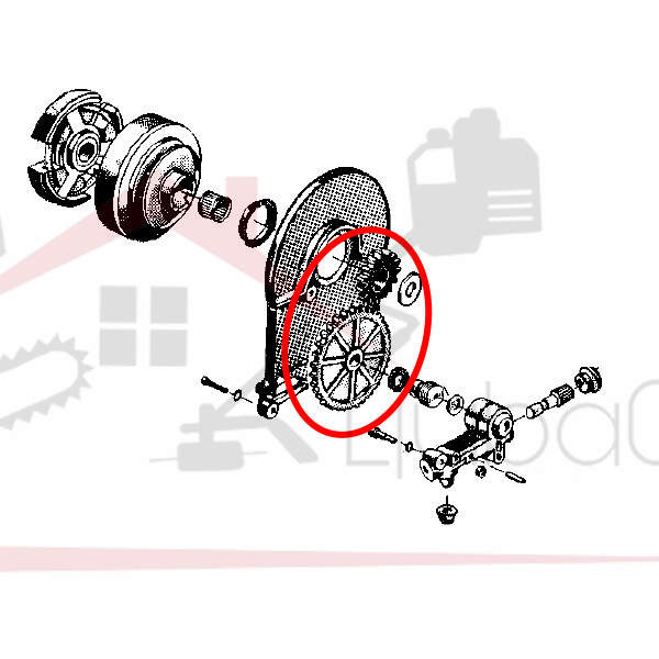 Oil pump gears h 650 770 set