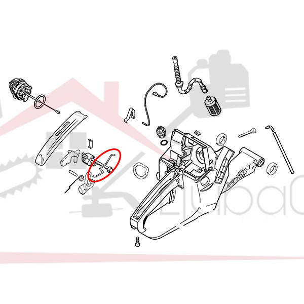 Throttle rod s 038 380