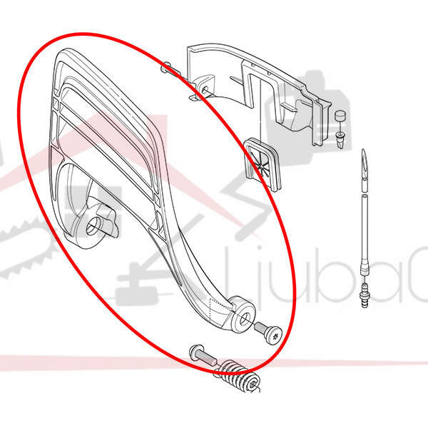 Handle with brake h 235 236 240