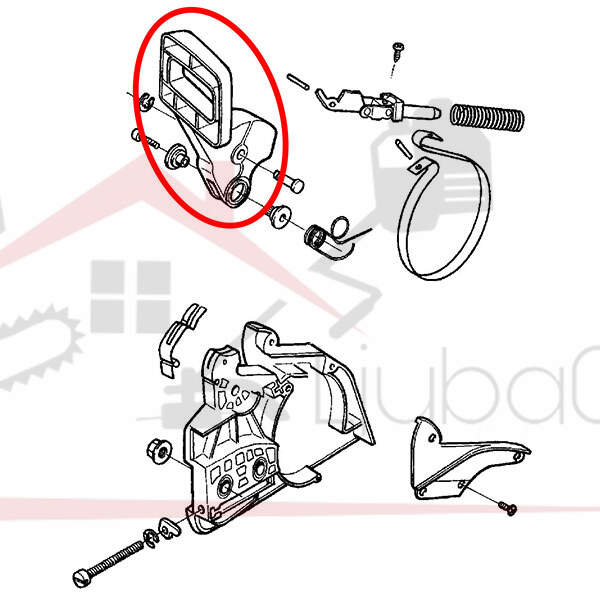 Hand guard h 136 137 141 142