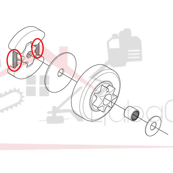 Clutch spring h 235 235r 240 240r