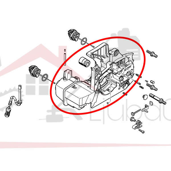 Kuciste motora s 029 039 290 310 390