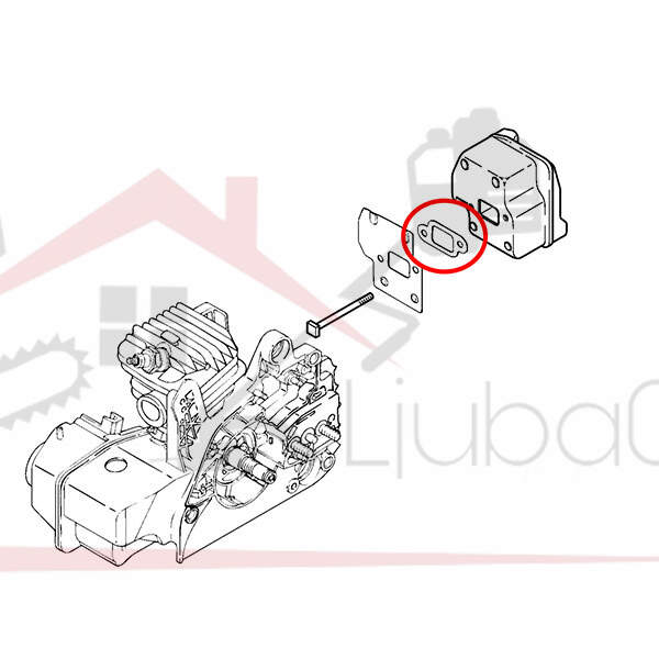 Muffler gasket s 017 018 021 023 025