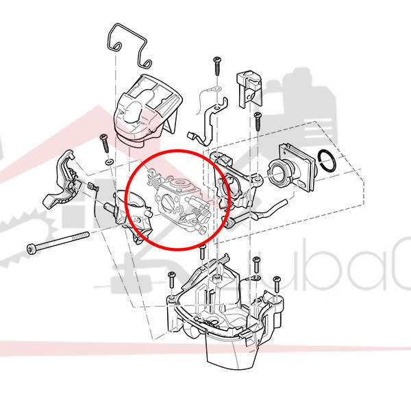 Carburetor dolmar ps 460 500 4600 5000 zama