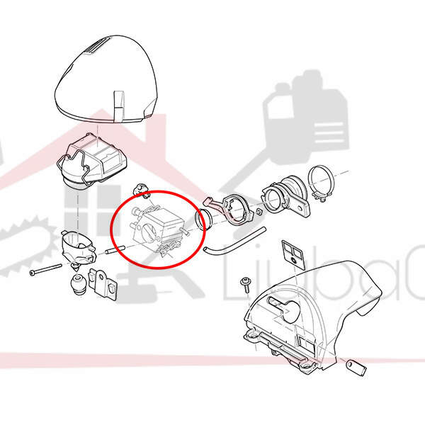 Carburetor dolmar ps 6400 7300 7900 zama