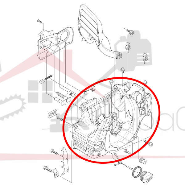 Engine crankcase h 445 450