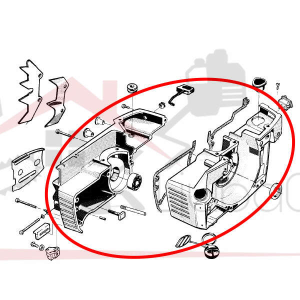 Engine housing h 61 268 272