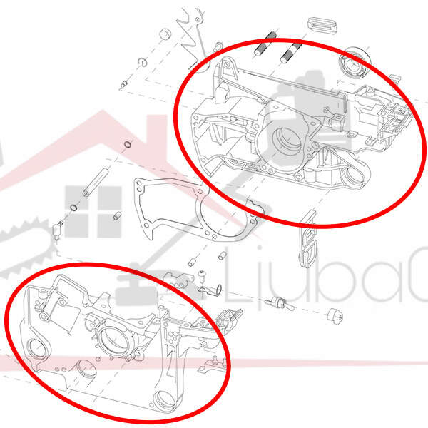 Engine housing pn 4500 5200 china