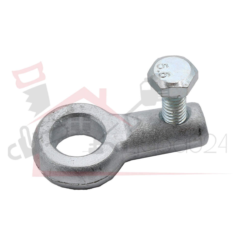 Steel wire swivel with eye Ø 8,0mm - For cable Ø max 2,5 mm
