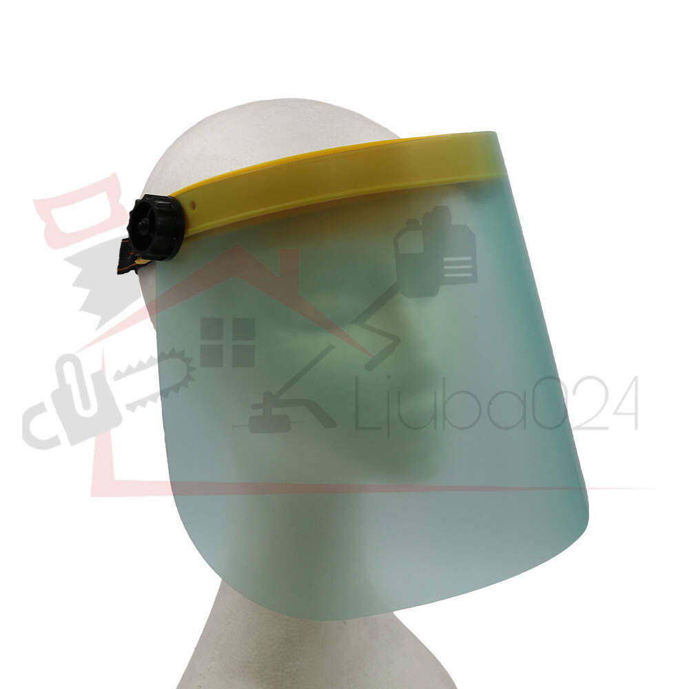 Adjustable plastic visor