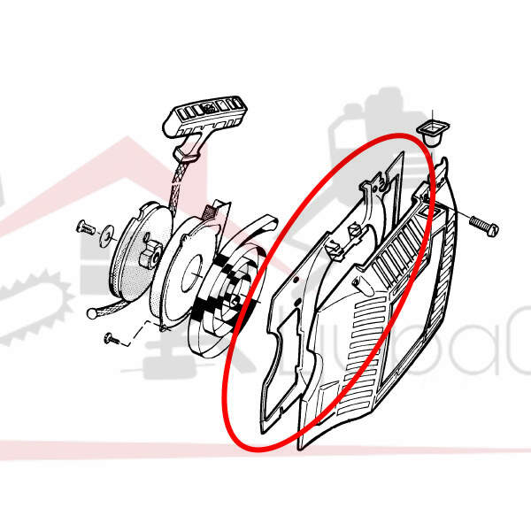 Fan housing segment h 61 new type mtb