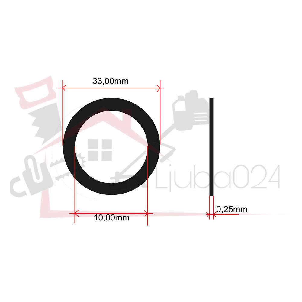 Podloska ispod osiguraca lancanika 10x33 mm