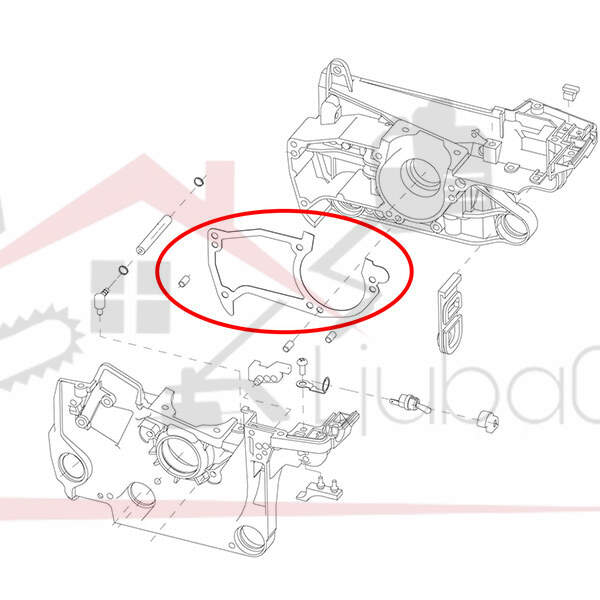 Crankcase gasket pn 4500  villager 24-30 mtb