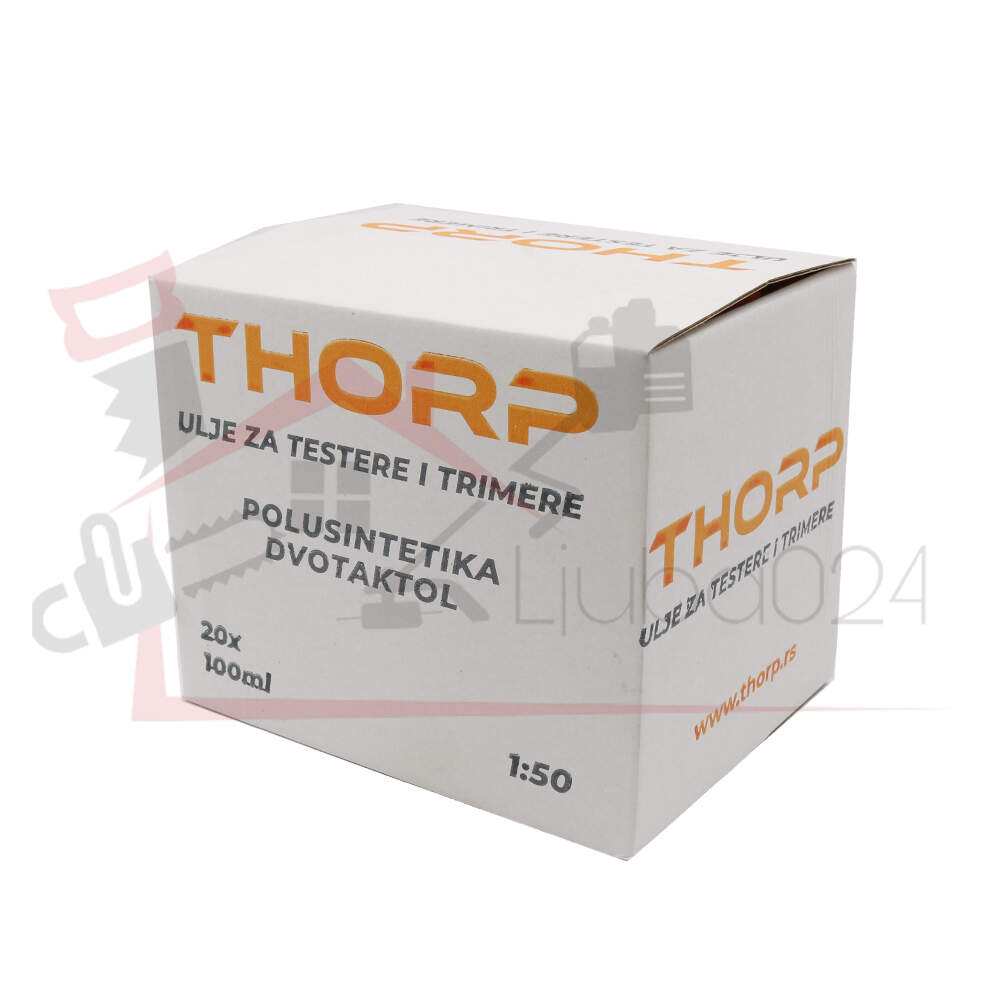 Thorp semi-synthetic oil for two-stroke engines 1dl – box 20 pcs