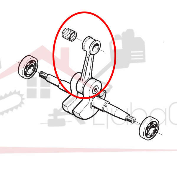 Connecting rod h 281 288 394 ital