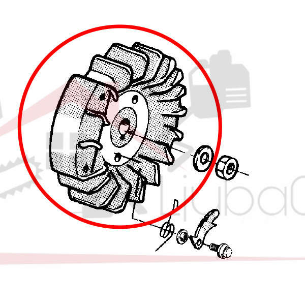 Flywheel h 61 new type 268 ital